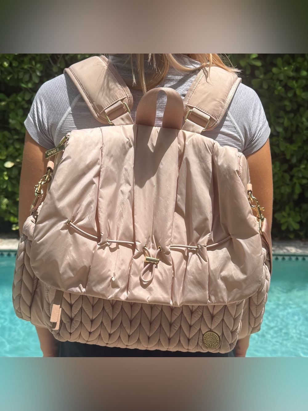 Happ Levy Backpack, Diaper Bag, Dusty Rose.
